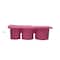 Ashland; 10.25" Hot Pink 3-Cavity Star Tube Silicone Ice Mold by Ashland®; Category:Cups; Image:6